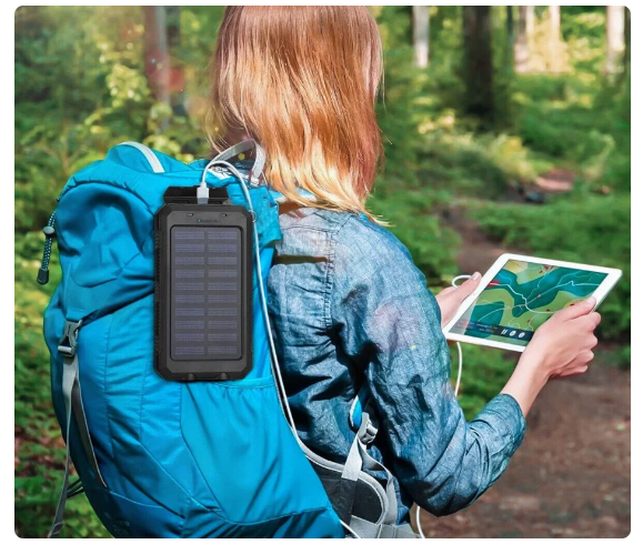 SOS Solar Phone Charger Women Survival